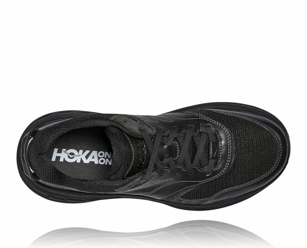Men/Women Road Running | HOKA ONE ONE All Gender Bondi L Black / Raven
