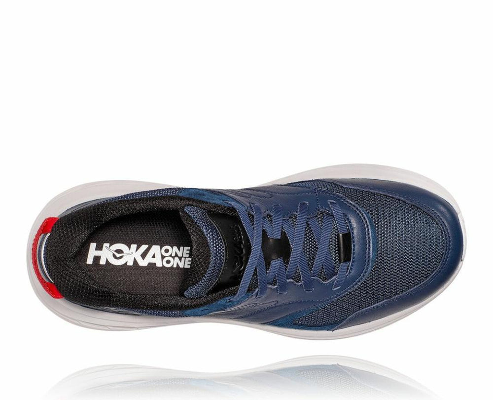 Men/Women Road Running | HOKA ONE ONE All Gender Bondi L Moonlit Ocean / Nimbus Cloud