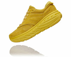 Men/Women Road Running | HOKA ONE ONE All Gender Bondi L Suede Celery / Lima Bean
