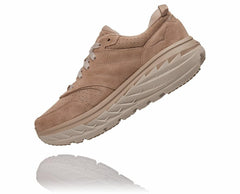 Men/Women Road Running | HOKA ONE ONE All Gender Bondi L Suede Simply Taupe / Pumice Stone