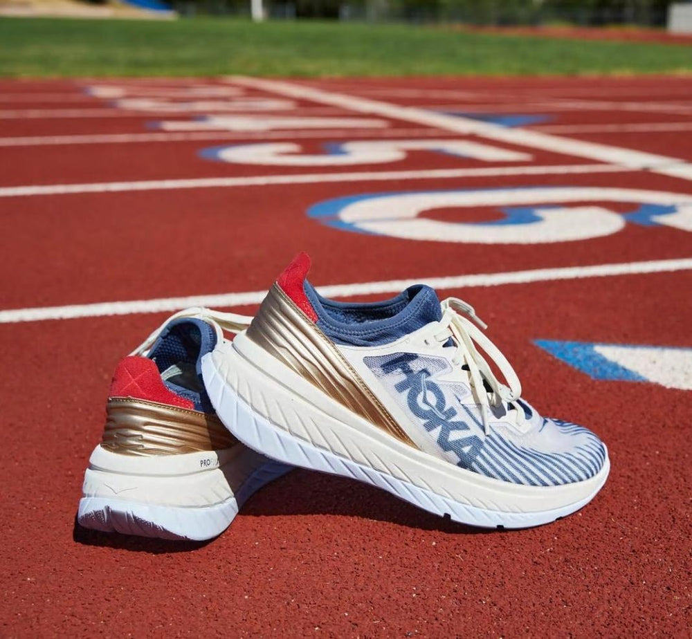 Men/Women Road Running | HOKA ONE ONE All Gender Carbon X-SPE Tofu / White