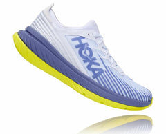 Men/Women Road Running | HOKA ONE ONE All Gender Carbon X-SPE White / Blue Ice