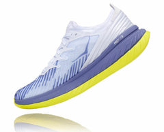 Men/Women Road Running | HOKA ONE ONE All Gender Carbon X-SPE White / Blue Ice