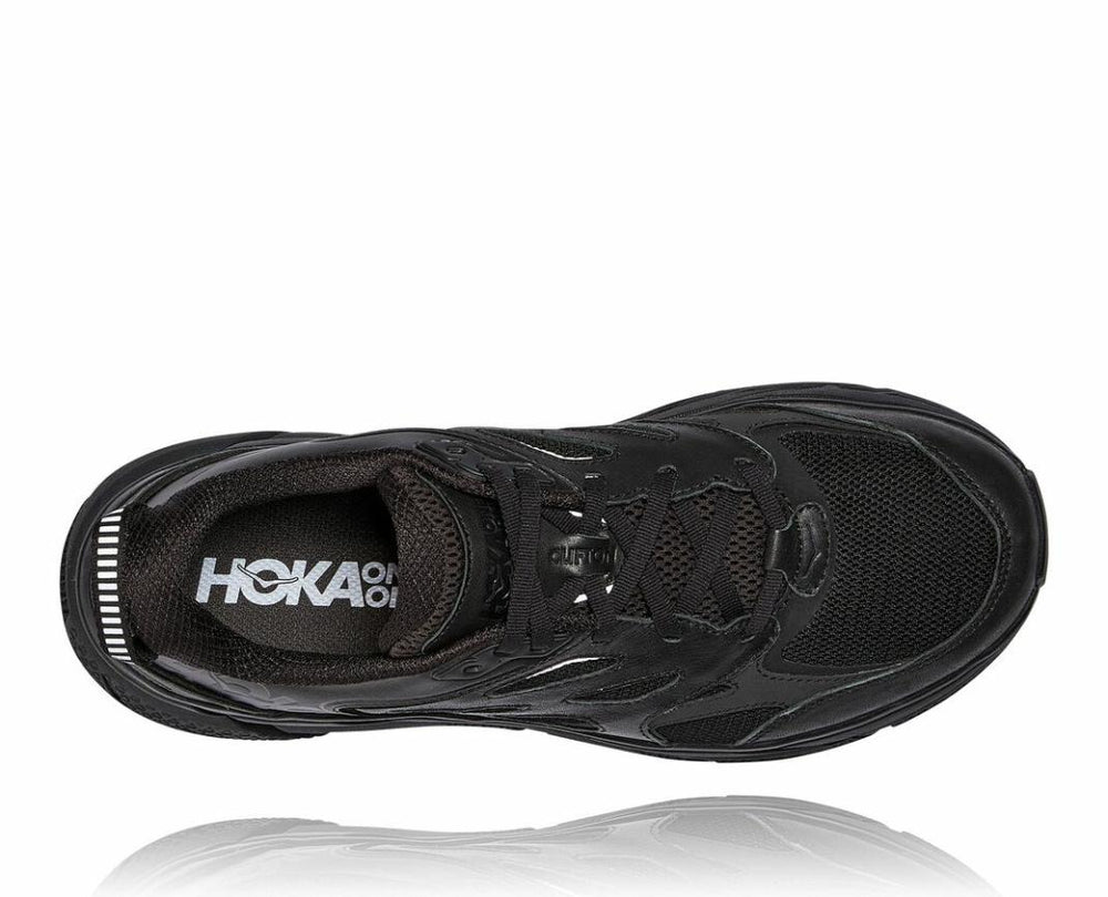 Men/Women Road Running | HOKA ONE ONE All Gender Clifton L Black / Raven