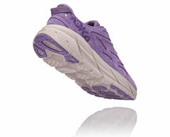 Men/Women Road Running | HOKA ONE ONE All Gender Clifton L Suede Chalk Violet / Lilac Ash