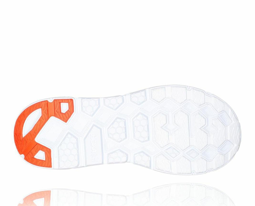 Men/Women Road Running | HOKA ONE ONE All Gender Clifton L Wan Blue / Mandarin Red