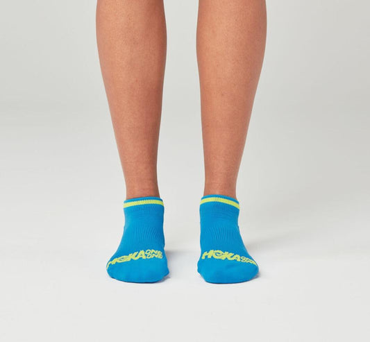 Men/Women Socks | HOKA ONE ONE All Gender Performance No-Show Sock Diva Blue / Citrus