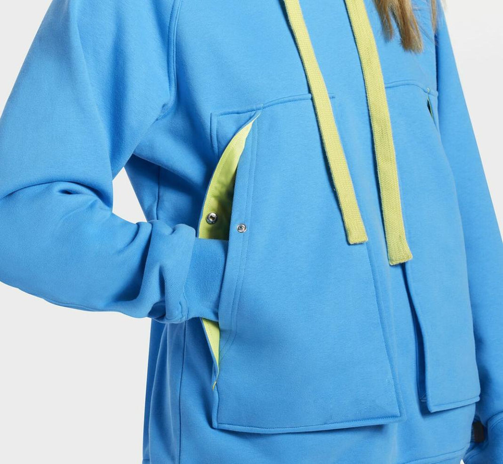 Men/Women Tops | HOKA ONE ONE All Gender Bondi Hoodie Diva Blue