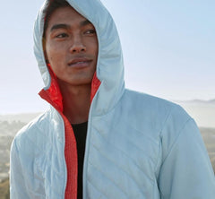 Men/Women Tops | HOKA ONE ONE All Gender Puffy Jacket Wan Blue