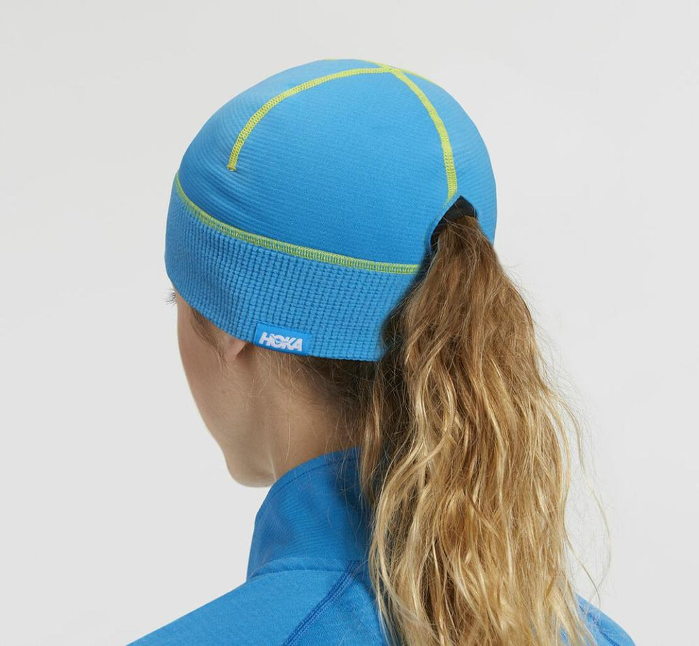 Women Accessories | HOKA ONE ONE Performance Beanie Diva Blue / Citrus
