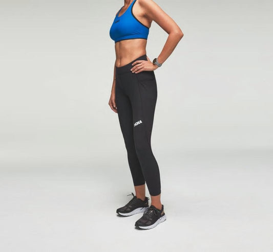 Women Bottoms | HOKA ONE ONE Performance Crop Tight Black