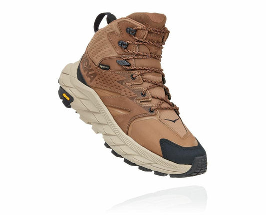 Women Hiking & Backpacking | HOKA ONE ONE Anacapa Mid GORE-TEX Otter / Black