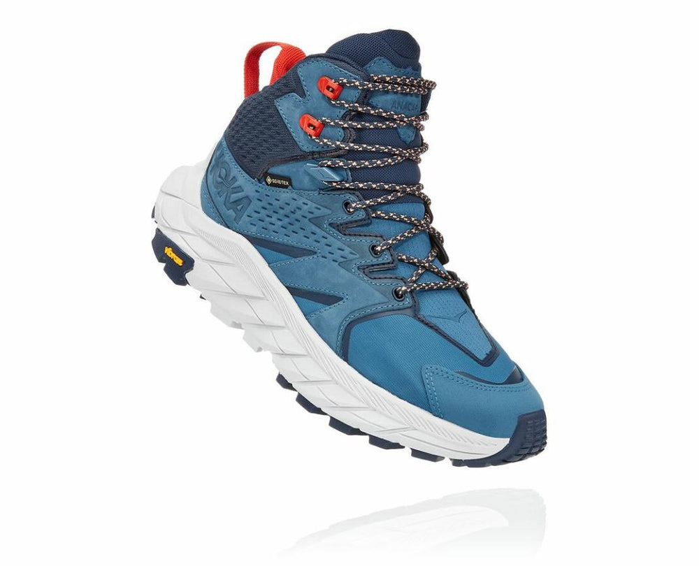 Women Hiking & Backpacking | HOKA ONE ONE Anacapa Mid GORE-TEX Real Teal / Outer Space