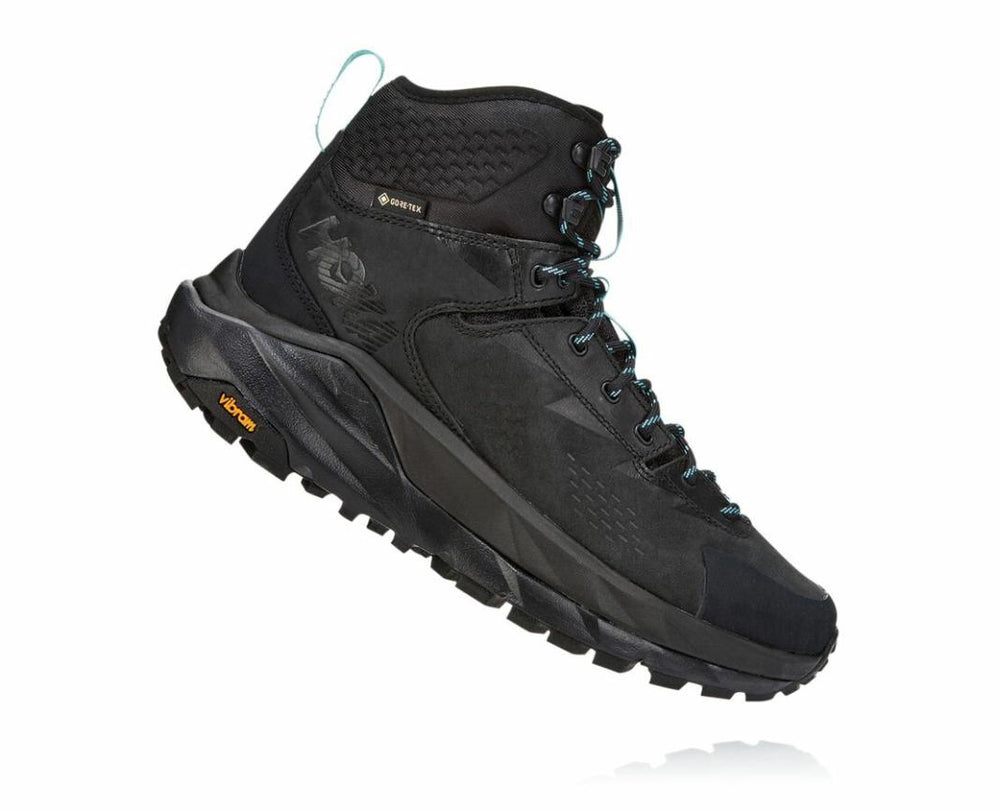 Women Hiking & Backpacking | HOKA ONE ONE Kaha GORE-TEX Black / Antigua Sand