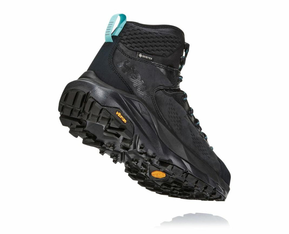 Women Hiking & Backpacking | HOKA ONE ONE Kaha GORE-TEX Black / Antigua Sand