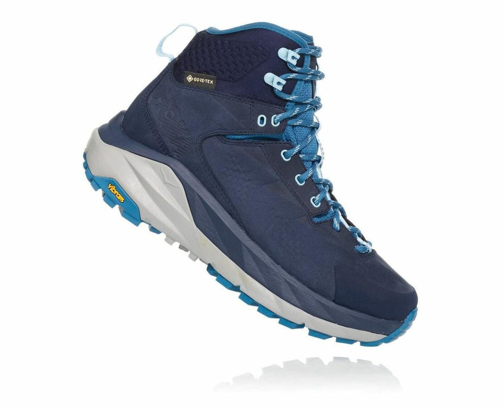 Women Hiking & Backpacking | HOKA ONE ONE Kaha GORE-TEX Black Iris / Blue Sapphire