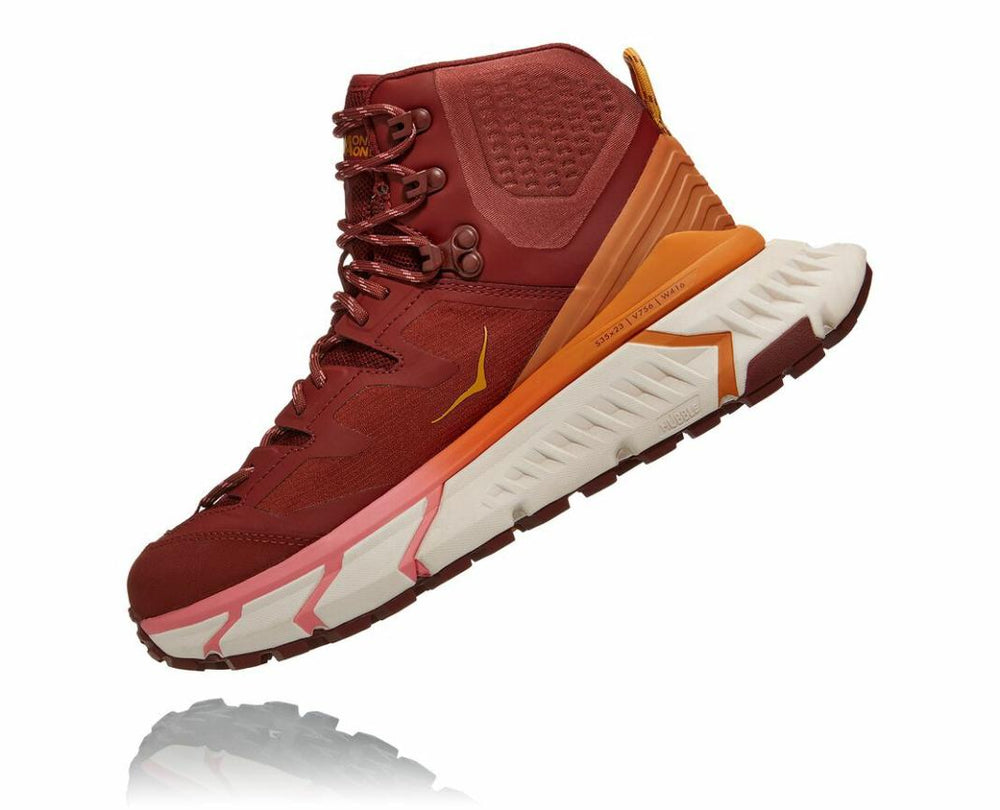 Women Hiking & Backpacking | HOKA ONE ONE TenNine Hike GORE-TEX Cherry Mahogany / Strawberry Ice
