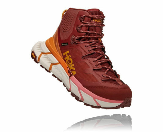 Women Hiking & Backpacking | HOKA ONE ONE TenNine Hike GORE-TEX Cherry Mahogany / Strawberry Ice