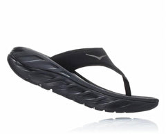 Women Recovery Sandals | HOKA ONE ONE ORA Recovery Flip Black / Dark Gull Gray