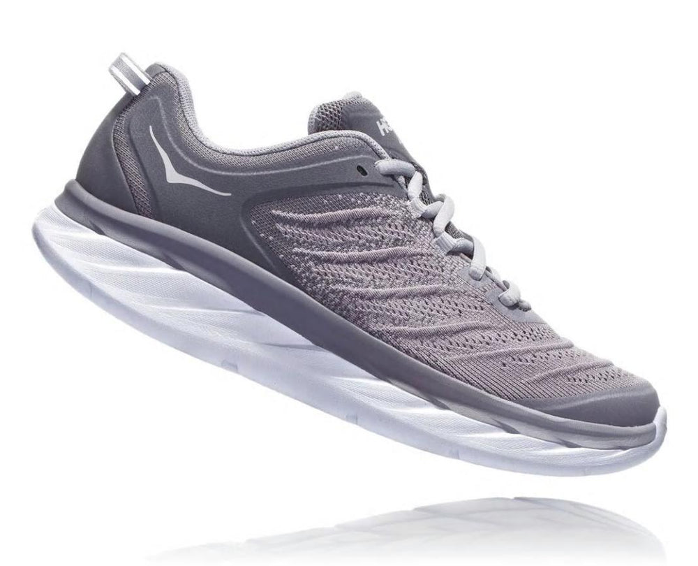 Women Road Running | HOKA ONE ONE Akasa Frost Gray /silver Sconce