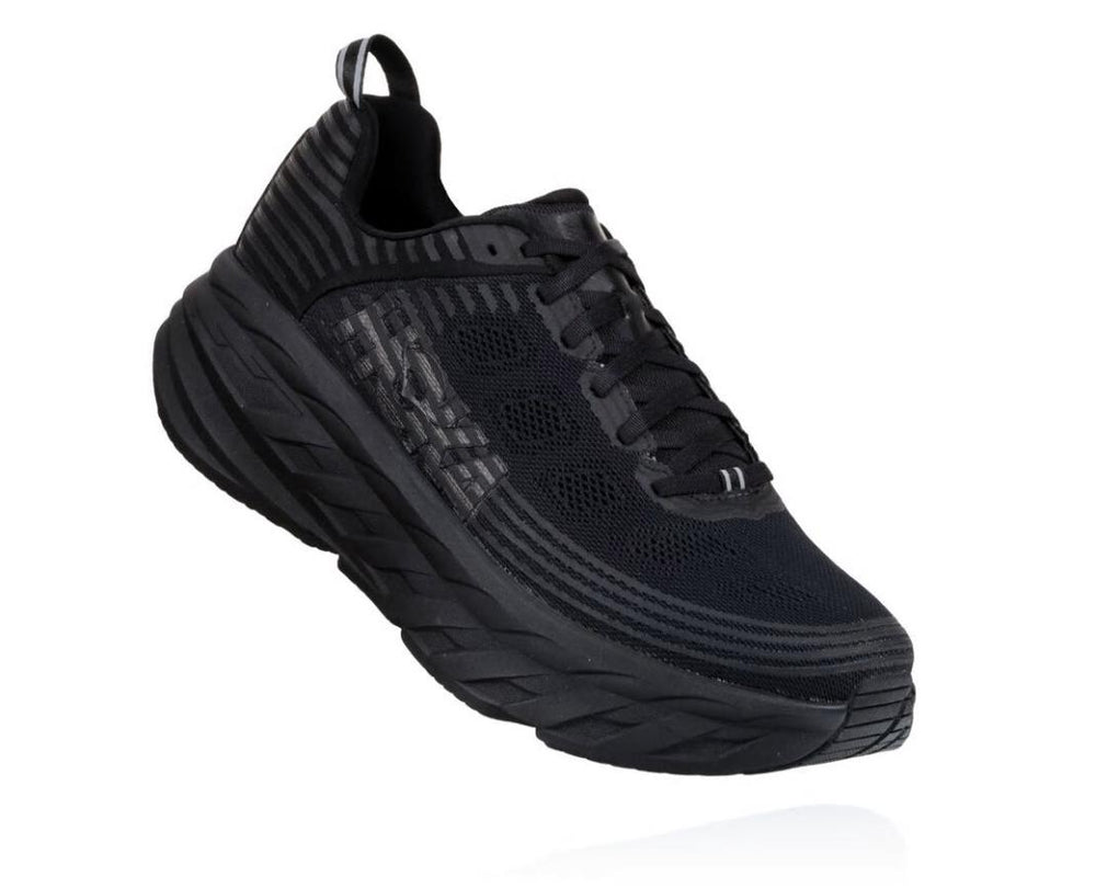Women Road Running | HOKA ONE ONE Bondi 6 Black / Black