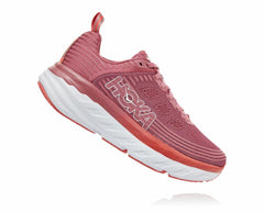 Women Road Running | HOKA ONE ONE Bondi 6 Heather Rose / Lantana