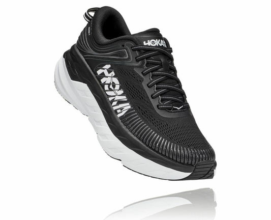 Women Road Running | HOKA ONE ONE Bondi 7 Black / White