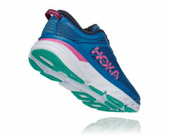 Women Road Running | HOKA ONE ONE Bondi 7 Vallarta Blue / Phlox Pink