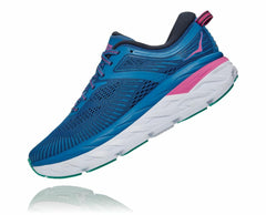 Women Road Running | HOKA ONE ONE Bondi 7 Vallarta Blue / Phlox Pink