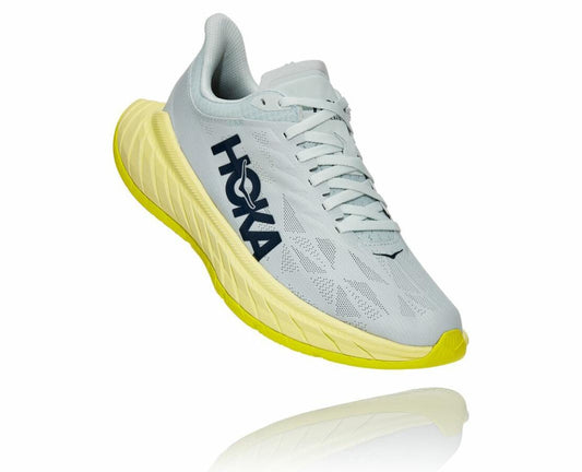 Women Road Running | HOKA ONE ONE Carbon X 2 Blue Flower / Luminary Green