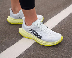 Women Road Running | HOKA ONE ONE Carbon X 2 Blue Flower / Luminary Green