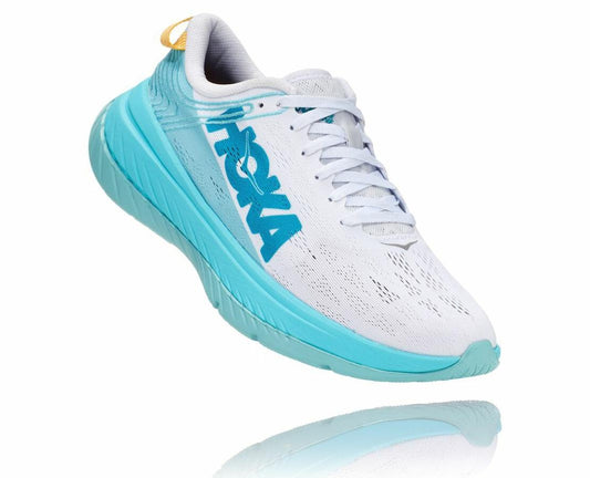 Women Road Running | HOKA ONE ONE Carbon X White / Angel Blue