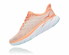 Women Road Running | HOKA ONE ONE Clifton 8 Cantaloupe / Silver Peony