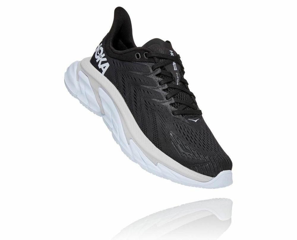Women Road Running | HOKA ONE ONE Clifton Edge Black / White
