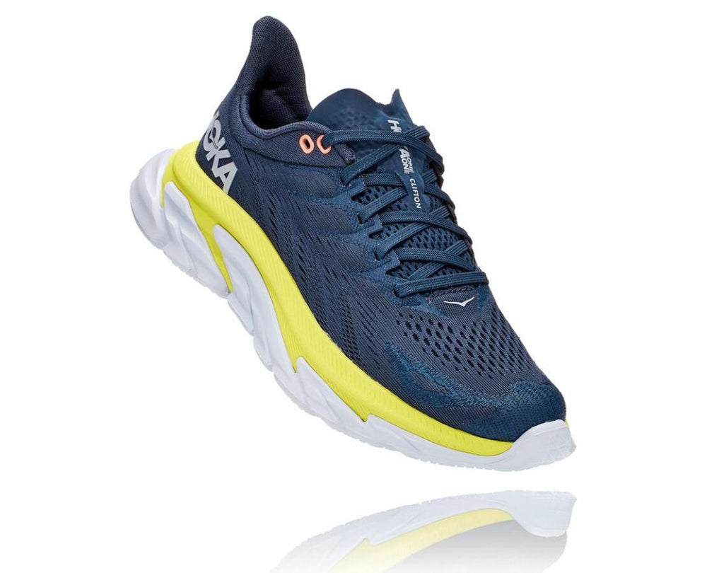 Women Road Running | HOKA ONE ONE Clifton Edge Moonlit Ocean / Evening Primrose