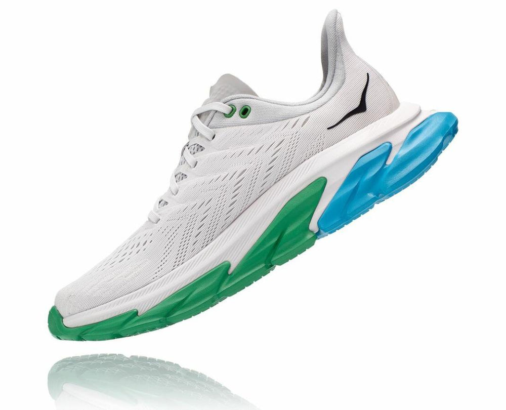 Women Road Running | HOKA ONE ONE Clifton Edge Nimbus Cloud / Greenbriar