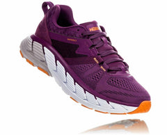 Women Road Running | HOKA ONE ONE Gaviota 2 Grape Juice / Bright Marigold