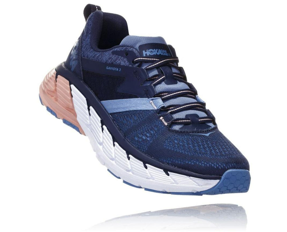 Women Road Running | HOKA ONE ONE Gaviota 2 Mood Indigo / Dusty Pink