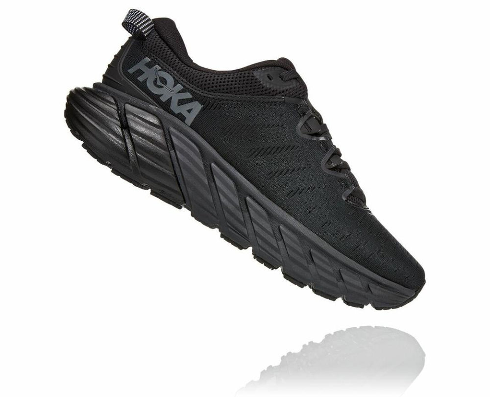 Women Road Running | HOKA ONE ONE Gaviota 3 Black / Black