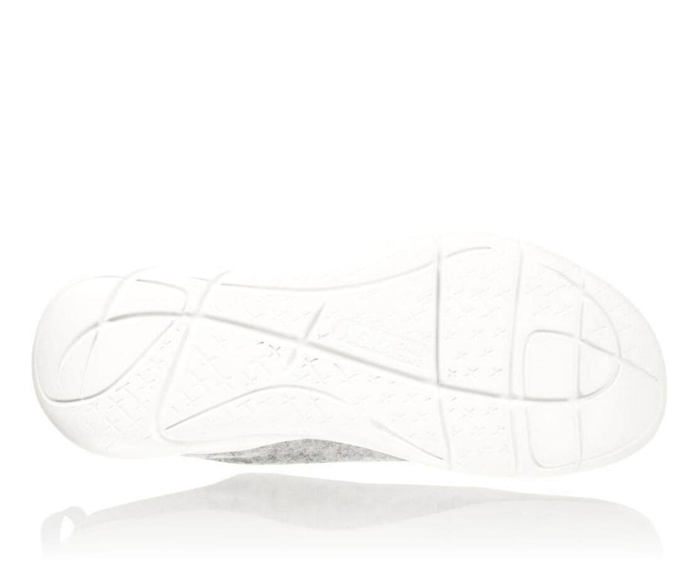 Women Road Running | HOKA ONE ONE Hupana Flow Wool Lunar Rock / Blanc De Blanc