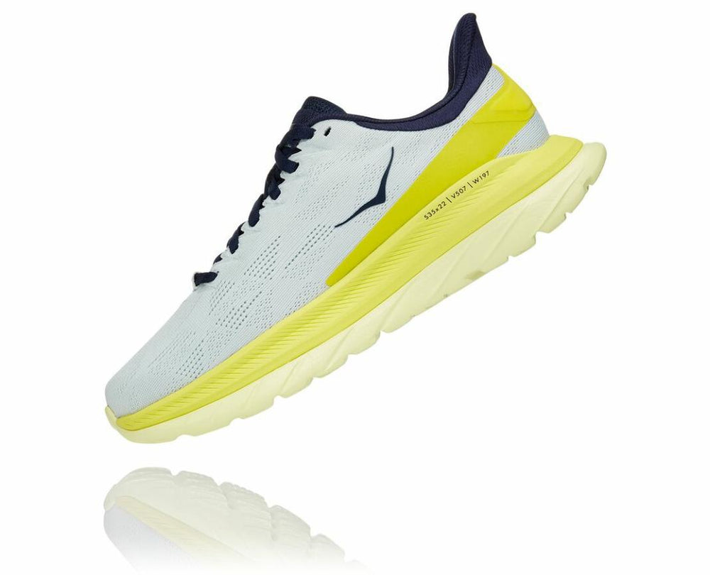 Women Road Running | HOKA ONE ONE Mach 4 Blue Flower / Citrus