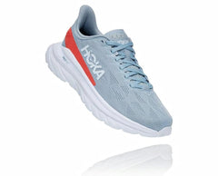 Women Road Running | HOKA ONE ONE Mach 4 Blue Fog / Hot Coral
