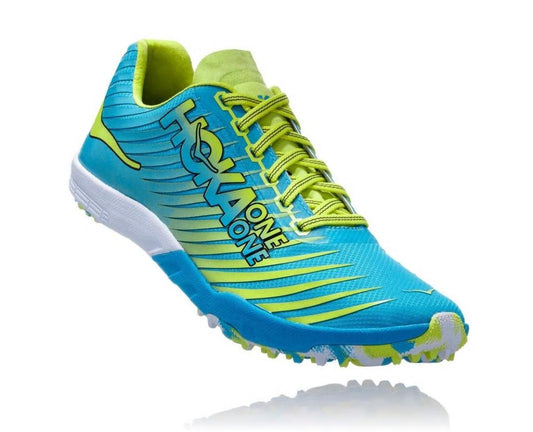 Women Spikes | HOKA ONE ONE EVO XC Spikeless Cyan / Citrus