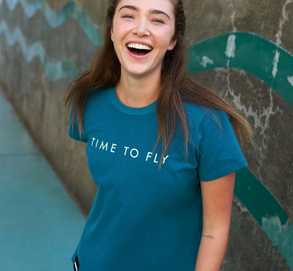 Women Tops | HOKA ONE ONE Brand Tee Moroccan Blue