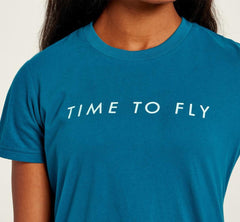 Women Tops | HOKA ONE ONE Brand Tee Moroccan Blue