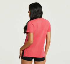 Women Tops | HOKA ONE ONE Brand Tee Paradise Pink / White