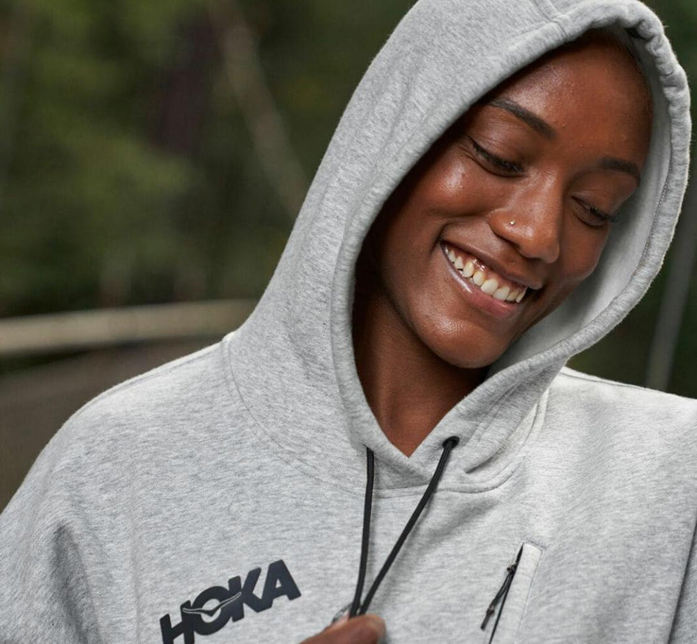 Women Tops | HOKA ONE ONE Hoodie Heather Grey