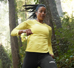 Women Tops | HOKA ONE ONE Performance Long Sleeve Limelight