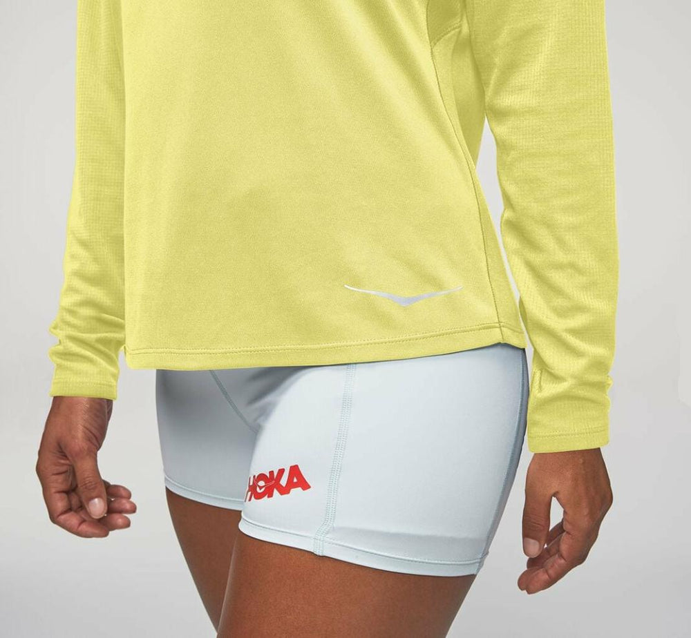 Women Tops | HOKA ONE ONE Performance Long Sleeve Limelight