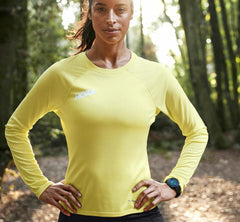 Women Tops | HOKA ONE ONE Performance Long Sleeve Limelight